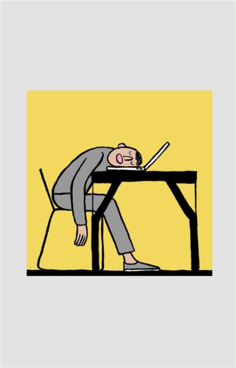 Tired and Wired Sticker