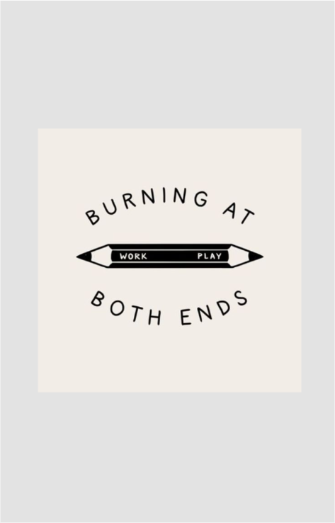 Burning at Both Ends Sticker