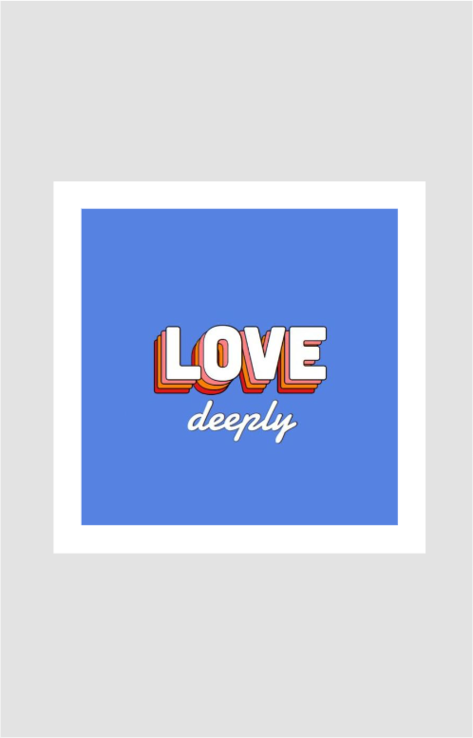 Love Deeply Sticker