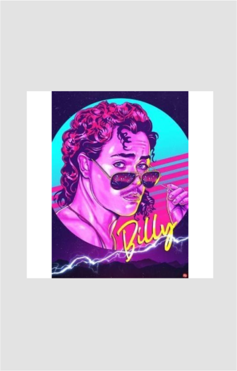 Billy Stranger Things Sticker