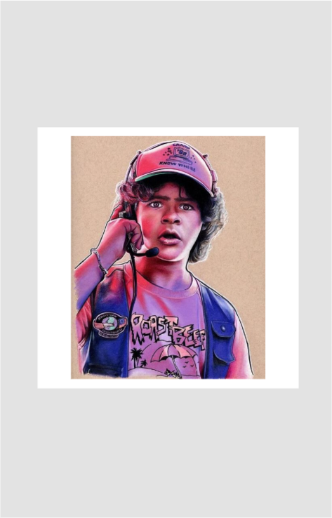 Dustin on the Phone Sticker