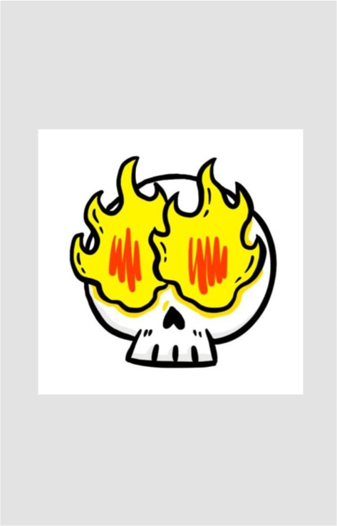 I'm On Fire Sticker