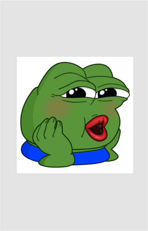 Ooh Pepe Sticker