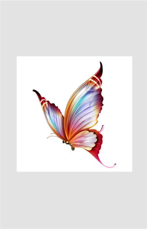 Butterfly Babe Sticker