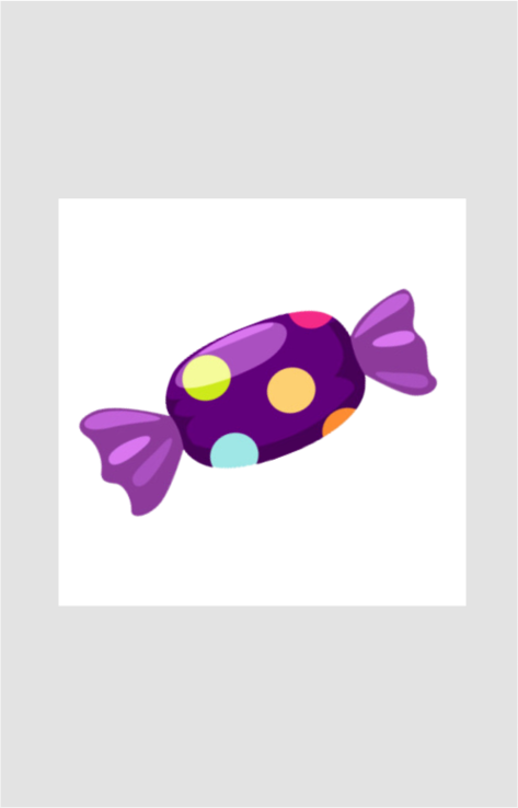 Purple Candy Sticker