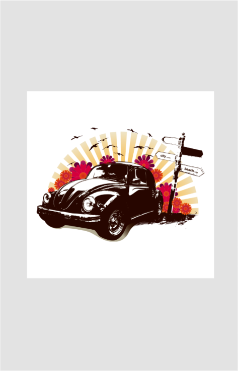 Road Trippin Sticker