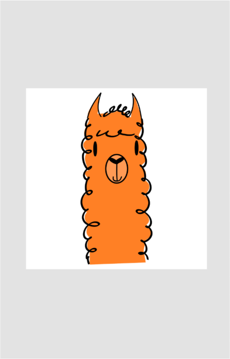 Llama Sticker