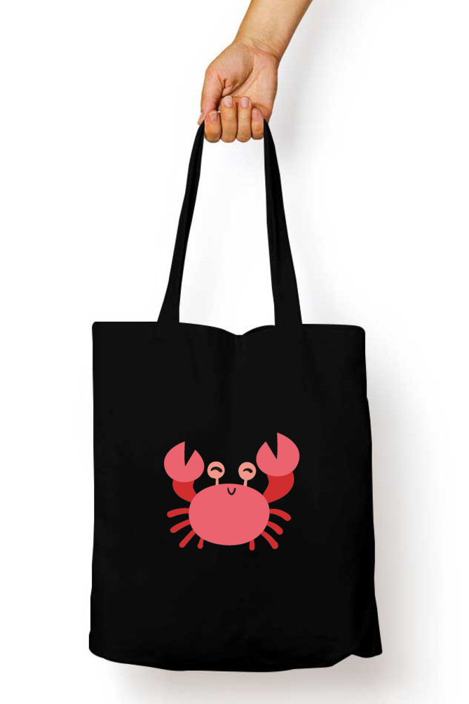 Happy Crab Tote Bag
