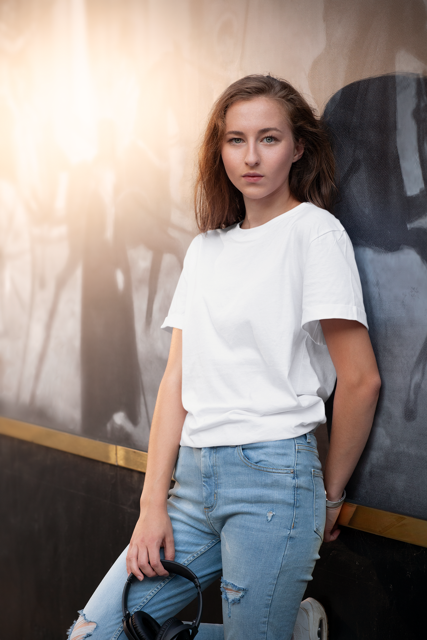 White Unisex T-Shirt | Solids | Bae6