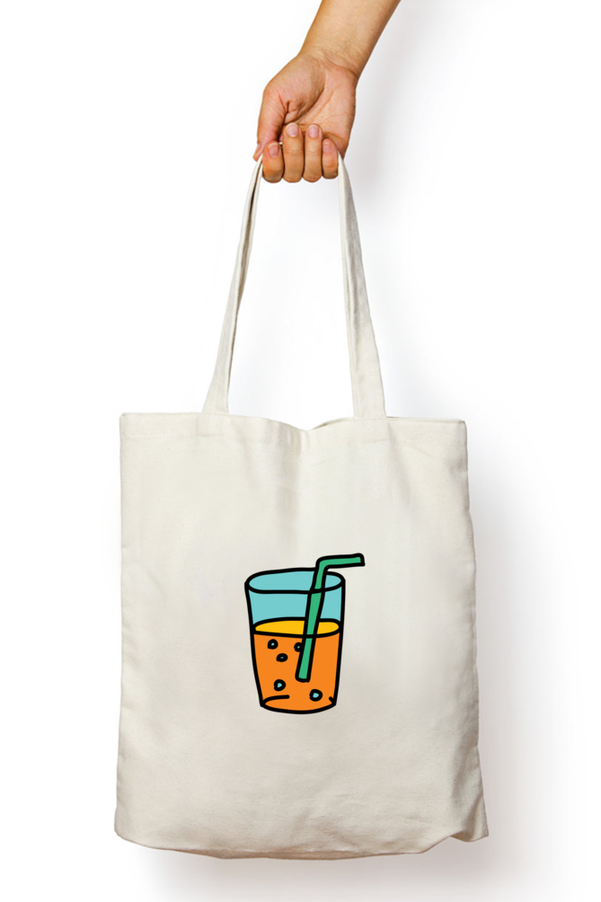 Half Juice Tote Bag