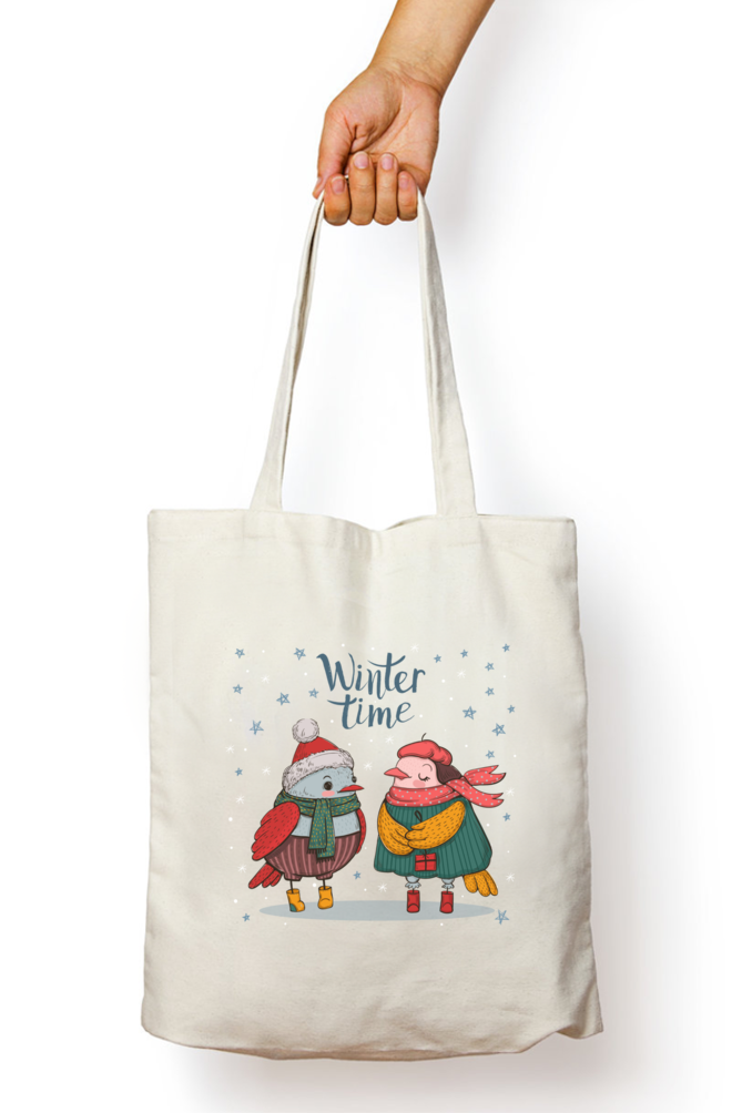 Winter Time Tote Bag