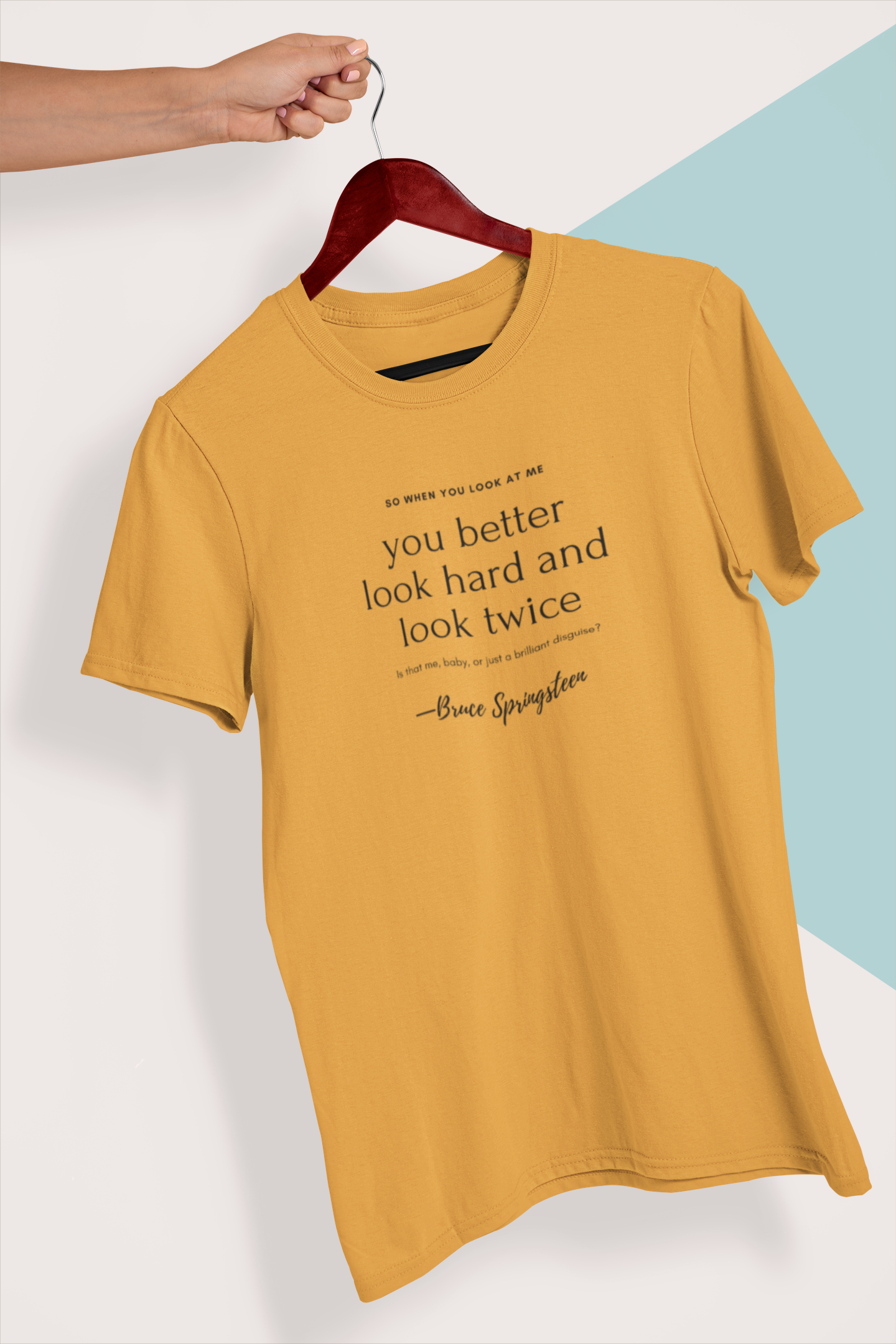 Look Hard Bruce Springsteen | Unisex T-Shirt | Bae6