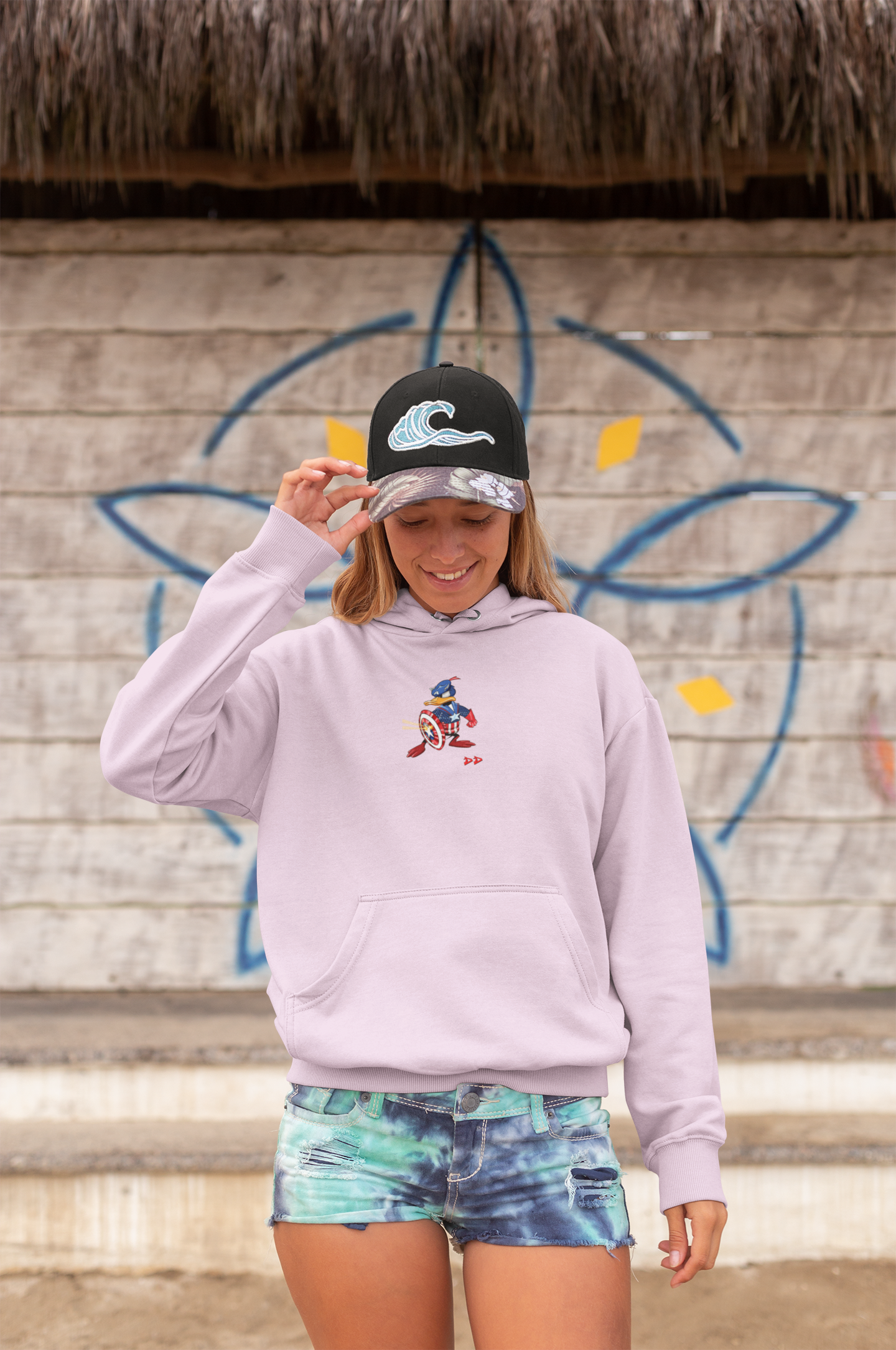 Donald Duck Cap'n America | Hoodie | Bae6