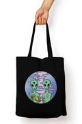 Psyched Aliens Tote Bag