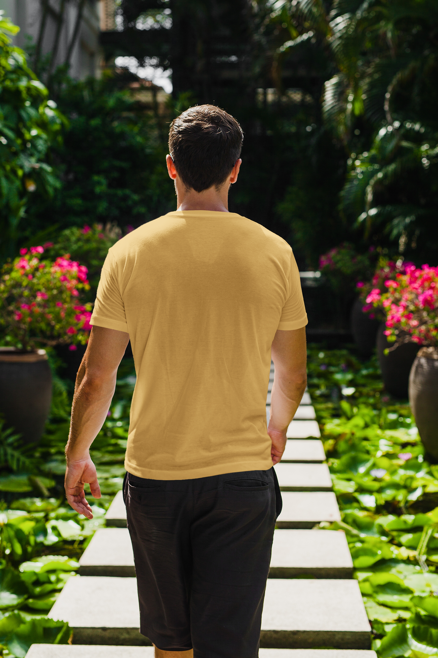 Golden Yellow Unisex T-Shirt - Image 2