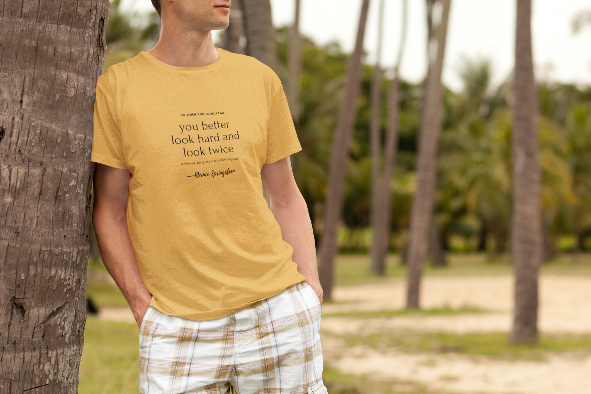 Look Hard Bruce Springsteen Unisex T-Shirt