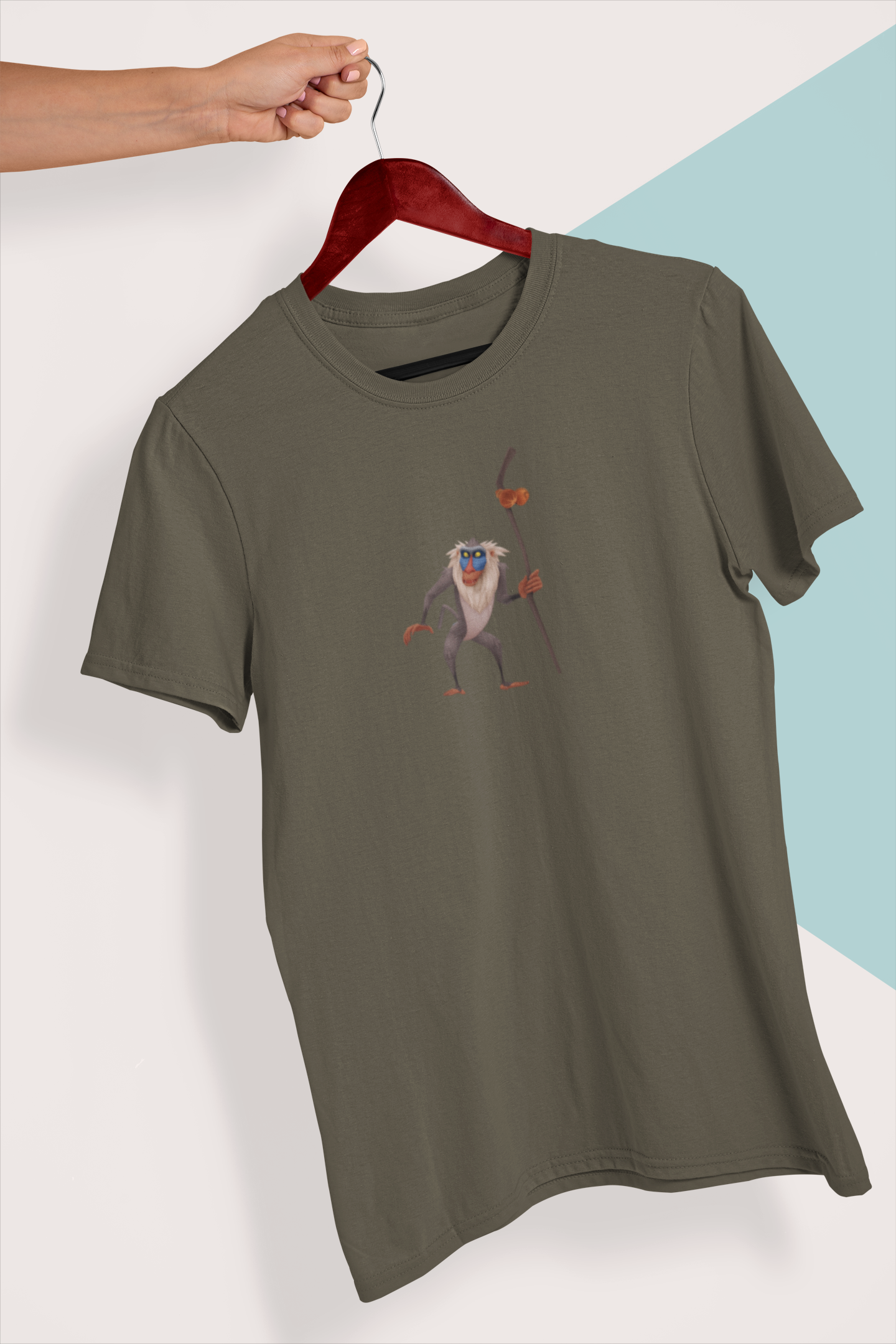 Rafiki Lion King Unisex T-Shirt - Image 5