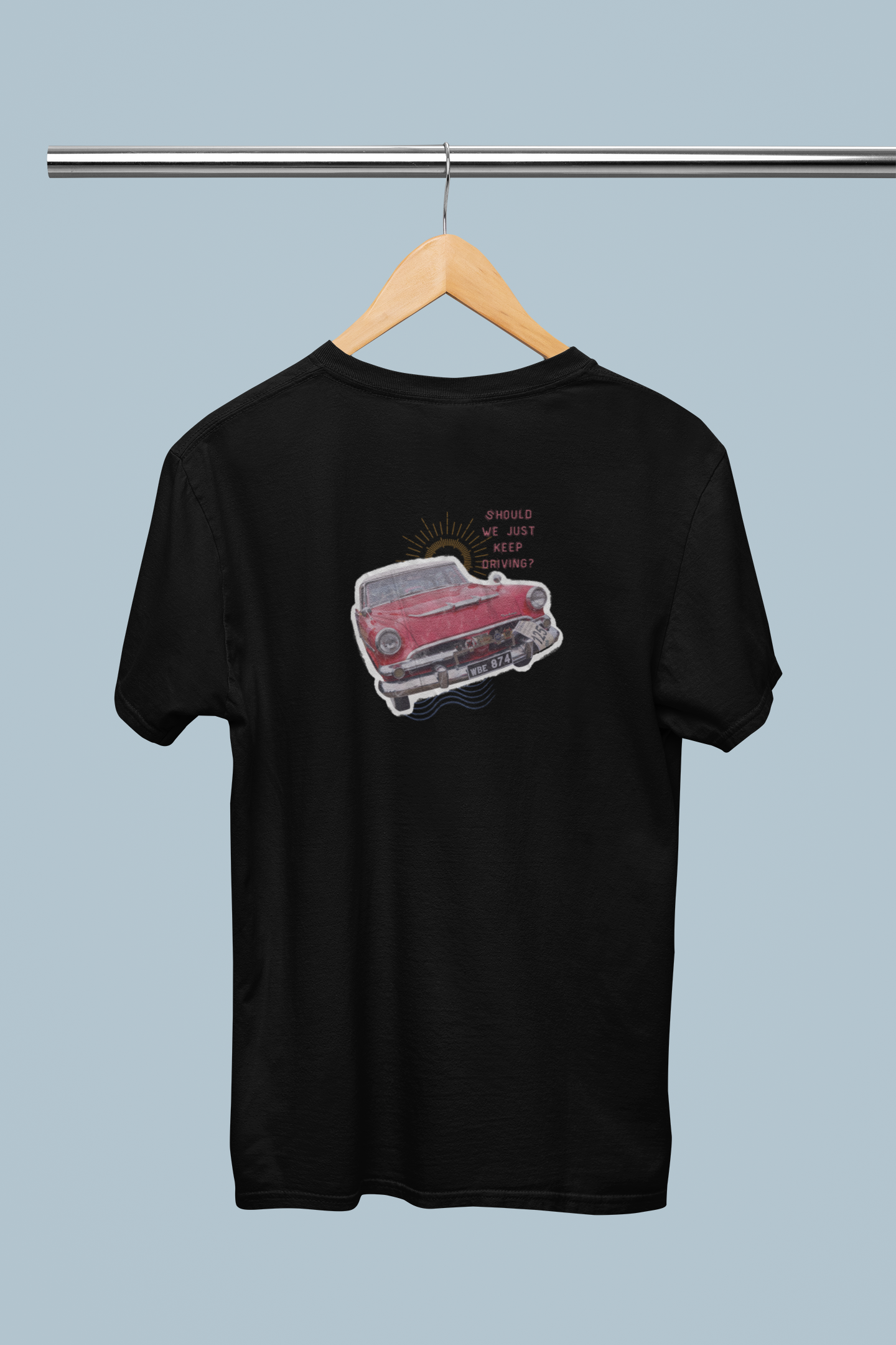 Should We Just Keep Driving? Oversized T-Shirt - Image 3
