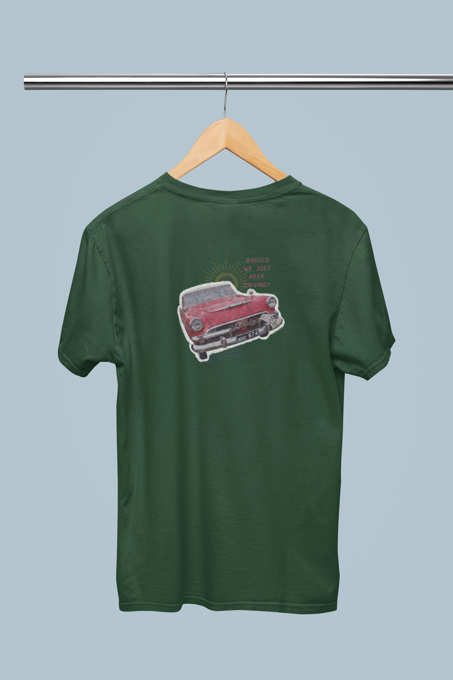 Should We Just Keep Driving? Oversized T-Shirt - Image 4