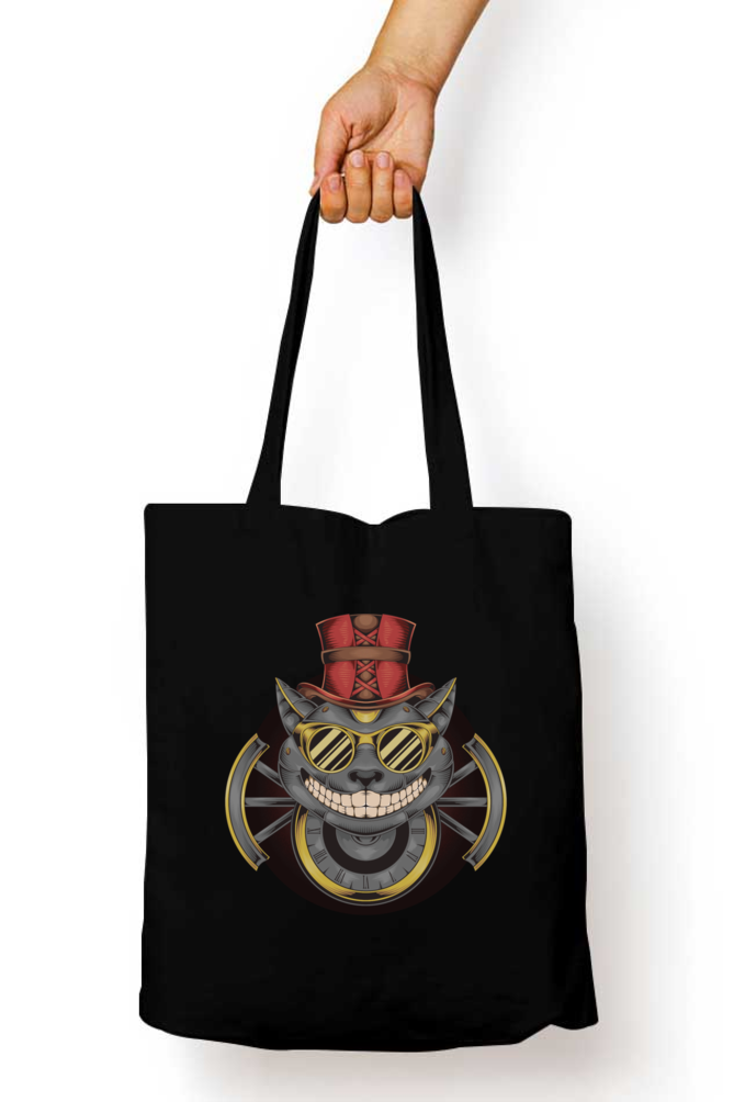 Punk Cat Tote Bag