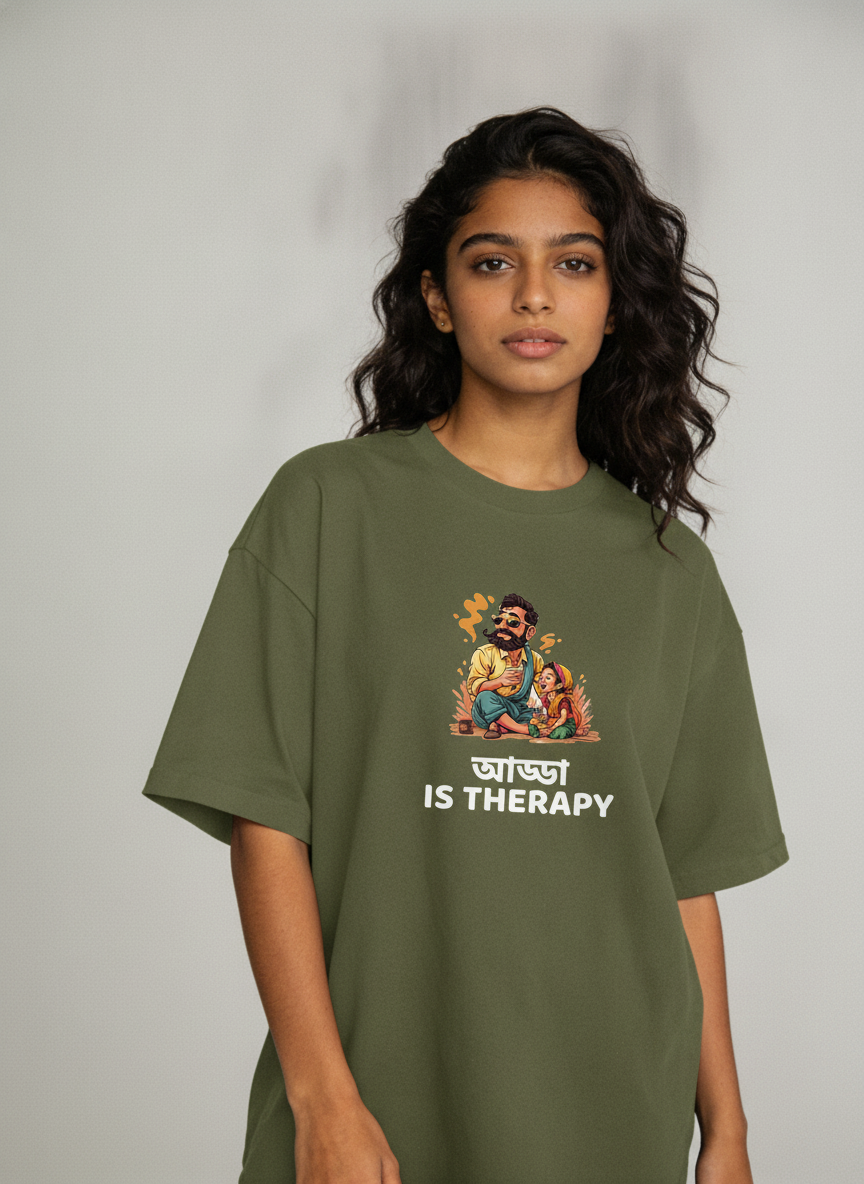 Adda is Therapy Oversized T-Shirt