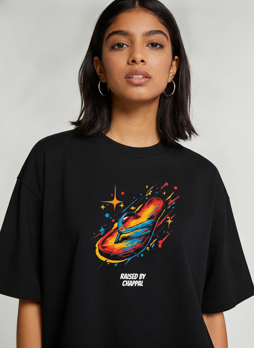 Raised by Chappal Oversized T-Shirt
