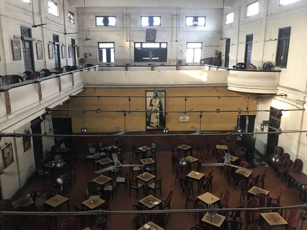 Interior of the Indian Coffee House on College Street, Kolkata